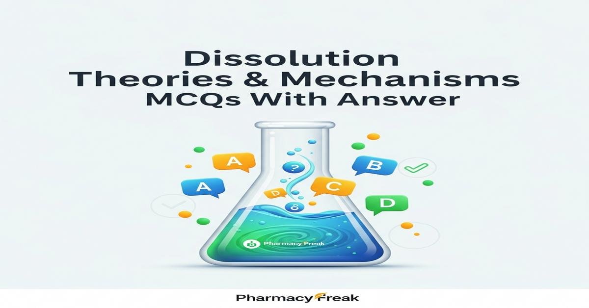 Dissolution Theories & Mechanisms MCQs With Answer
