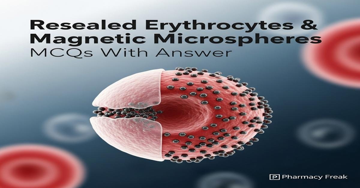 Resealed Erythrocytes & Magnetic Microspheres MCQs With Answer