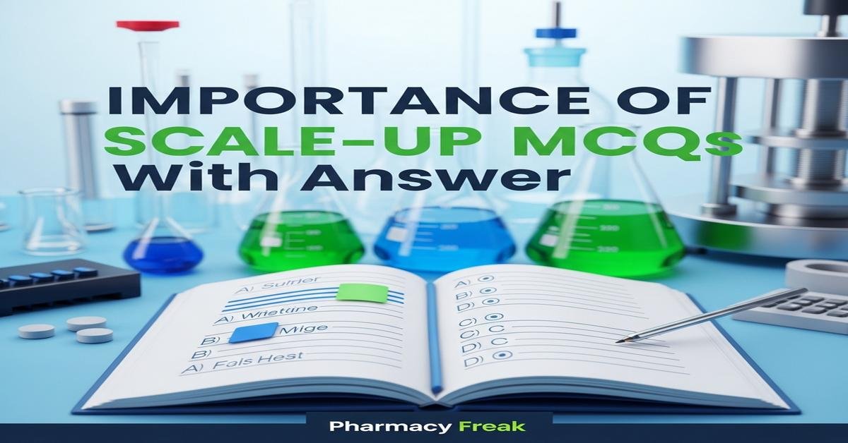 Importance of Scale-Up MCQs With Answer