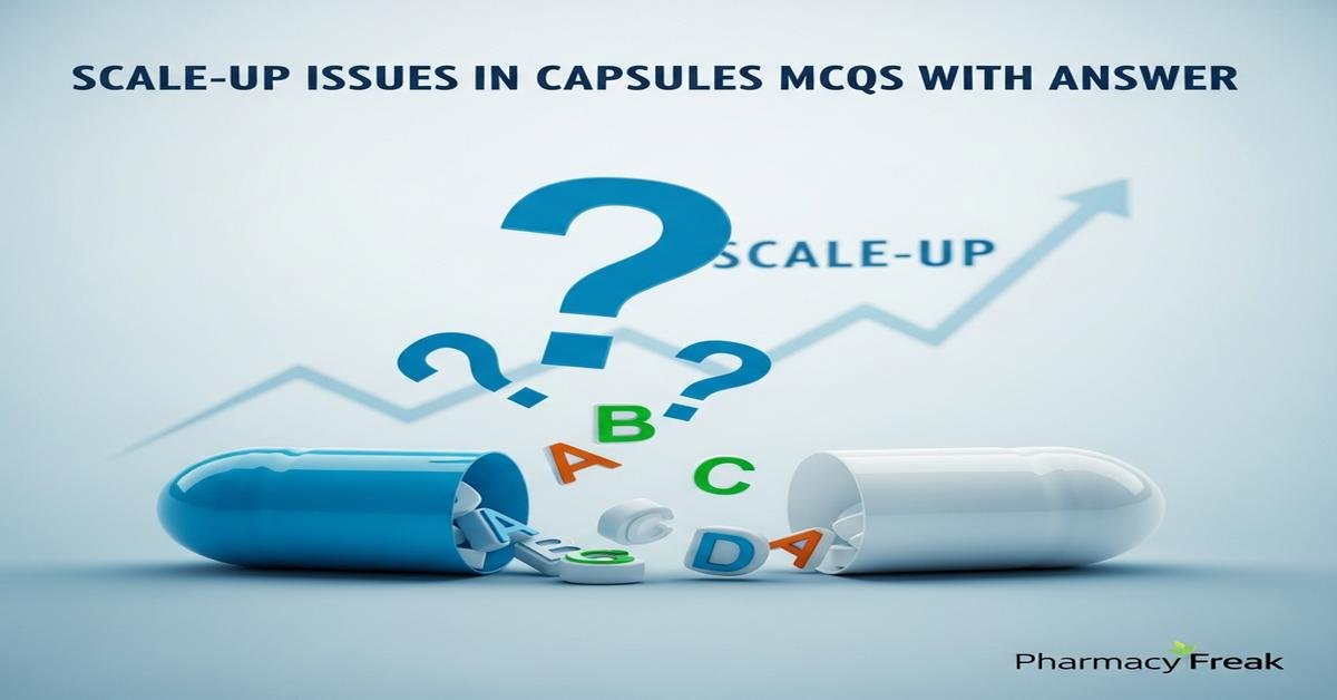 Scale-Up Issues in Capsules MCQs With Answer