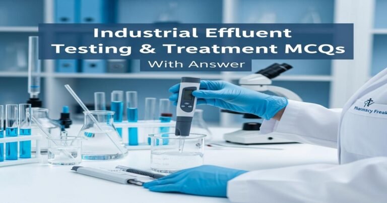 Industrial Effluent Testing & Treatment MCQs With Answer