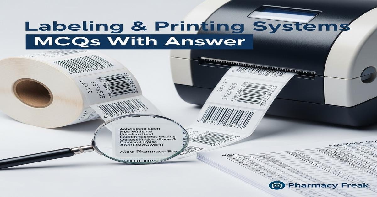 Labeling & Printing Systems MCQs With Answer
