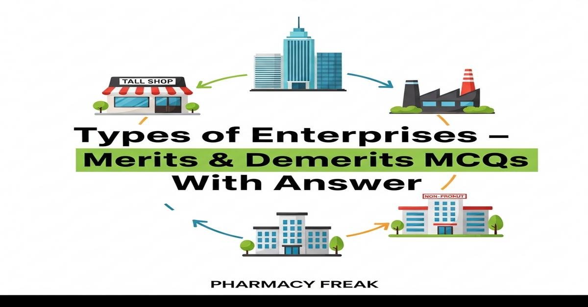 Types of Enterprises – Merits & Demerits MCQs With Answer