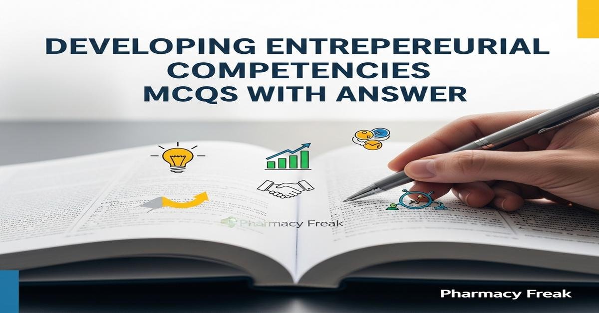 Developing Entrepreneurial Competencies MCQs With Answer