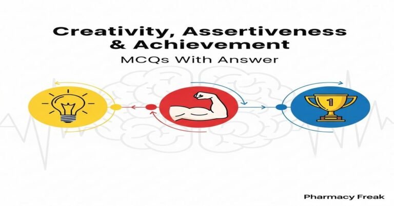 Creativity, Assertiveness & Achievement MCQs With Answer