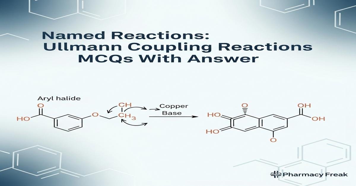 Named Reactions: Ullmann coupling reactions MCQs With Answer