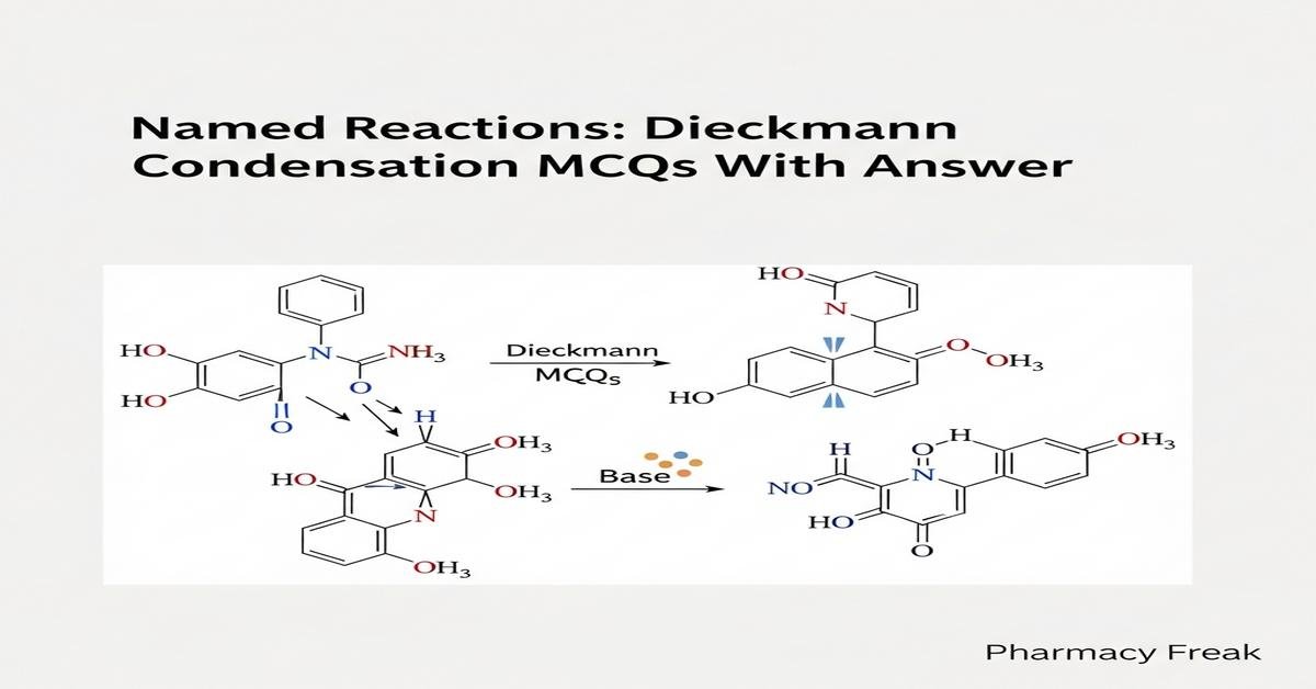 Named Reactions: Dieckmann condensation MCQs With Answer