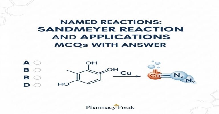 Named Reactions: Sandmeyer reaction and applications MCQs With Answer