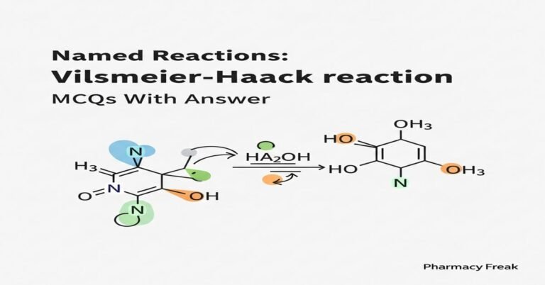 Named Reactions: Vilsmeier–Haack reaction MCQs With Answer