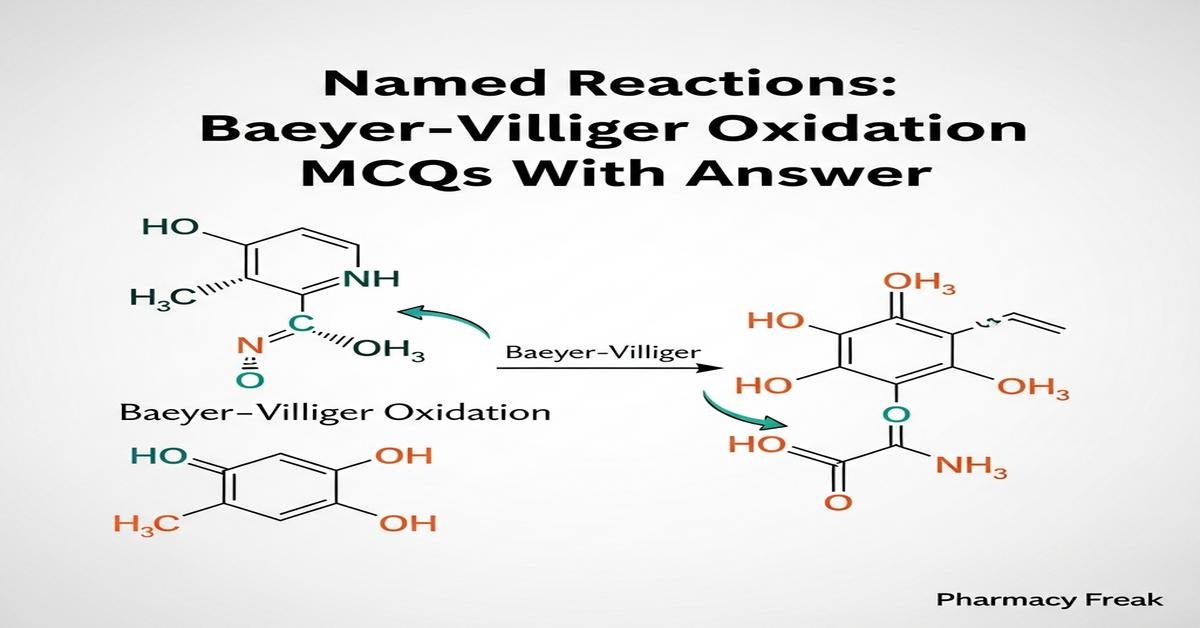Named Reactions: Baeyer–Villiger oxidation MCQs With Answer