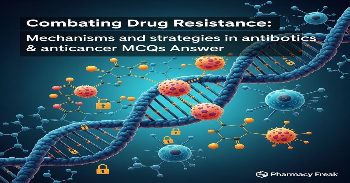 Combating Drug Resistance: Mechanisms and strategies in antibiotics & anticancer MCQs With Answer