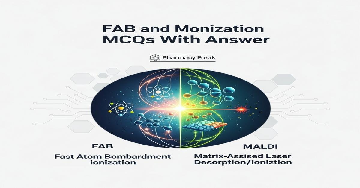 FAB and MALDI ionization MCQs With Answer