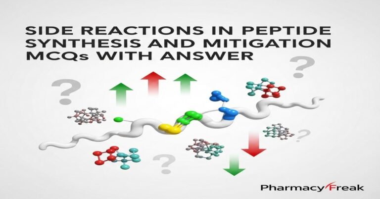 Side Reactions in Peptide Synthesis and mitigation MCQs With Answer