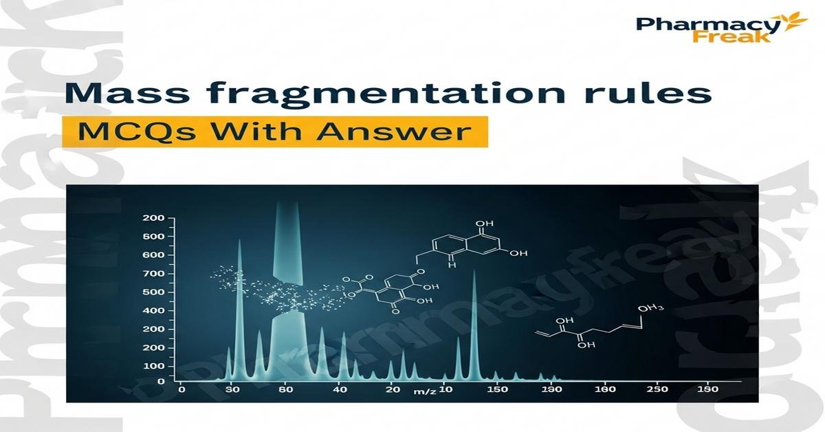 Mass fragmentation rules MCQs With Answer