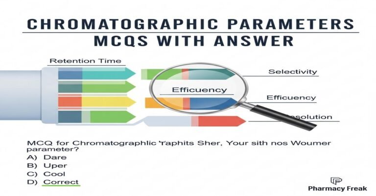 Chromatographic parameters MCQs With Answer
