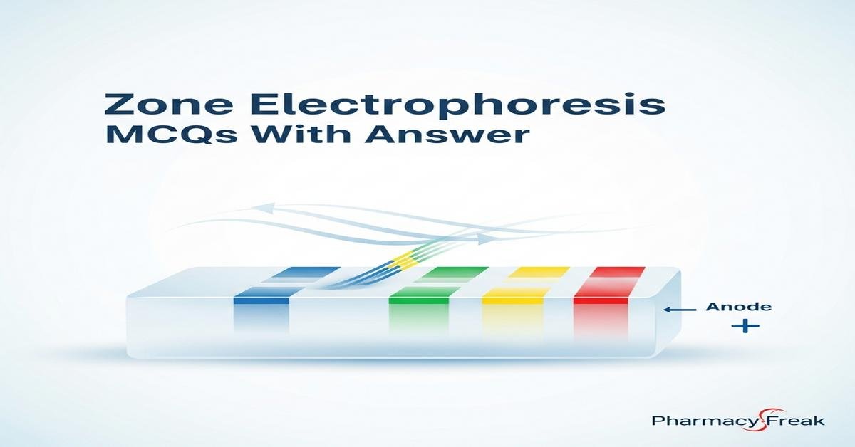 Zone electrophoresis MCQs With Answer