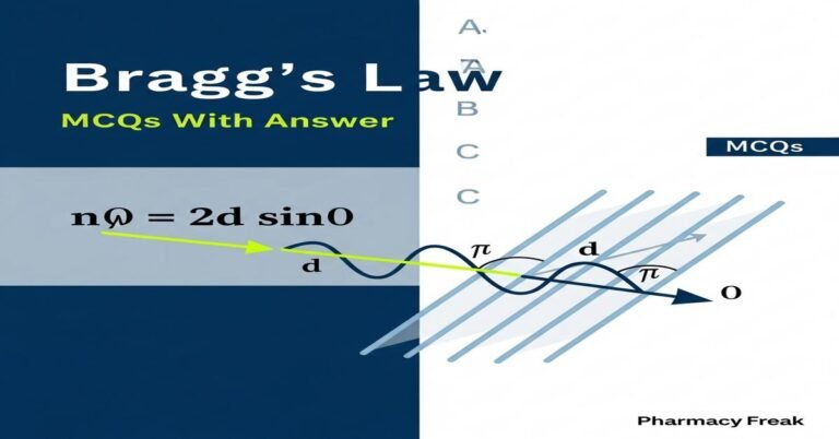 Bragg’s law MCQs With Answer