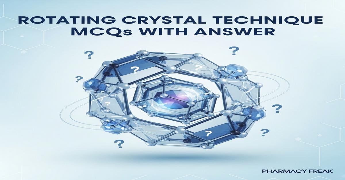 Rotating crystal technique MCQs With Answer