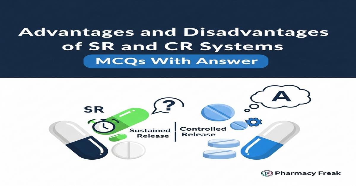 Advantages and disadvantages of SR and CR systems MCQs With Answer