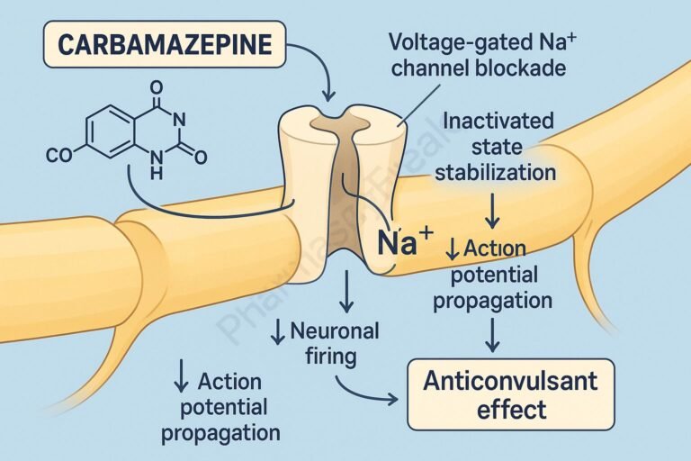 MOA of Carbamazepine