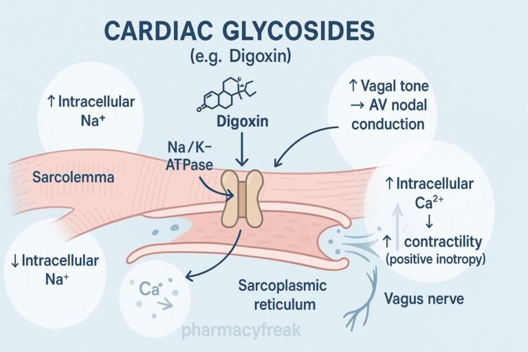 MOA of Cardiac Glycosides