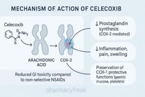 Mechanism of Action of Celecoxib