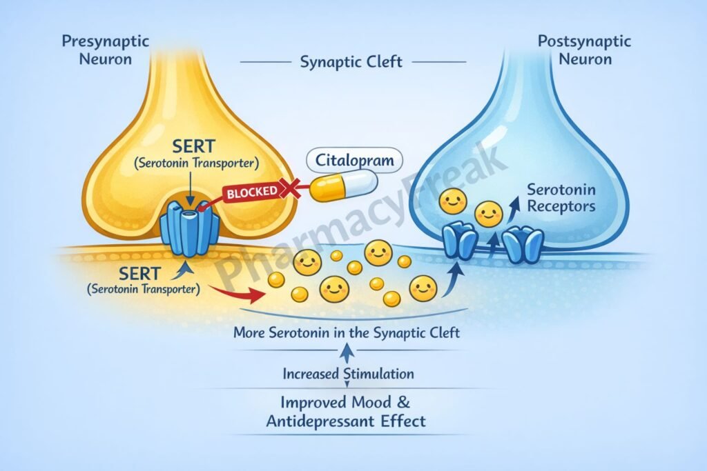 Citalopram pharmacology