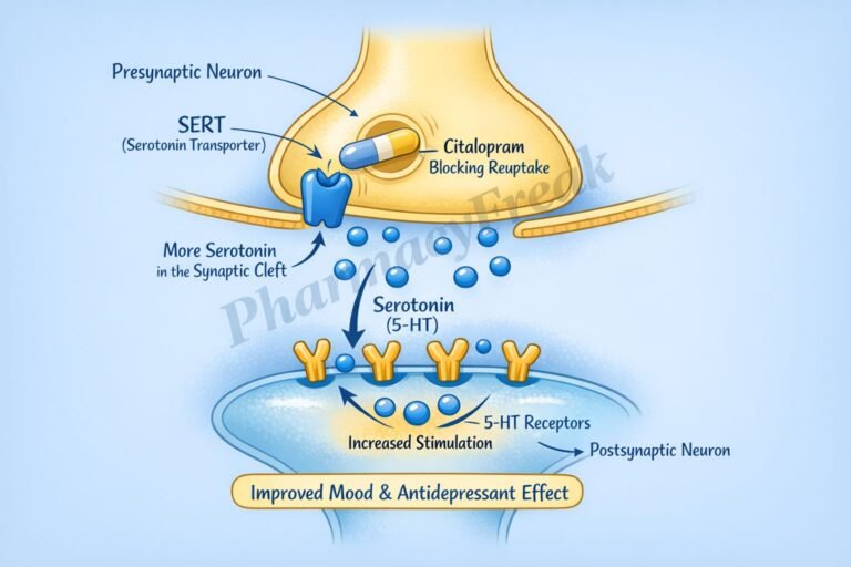 MOA of citalopram