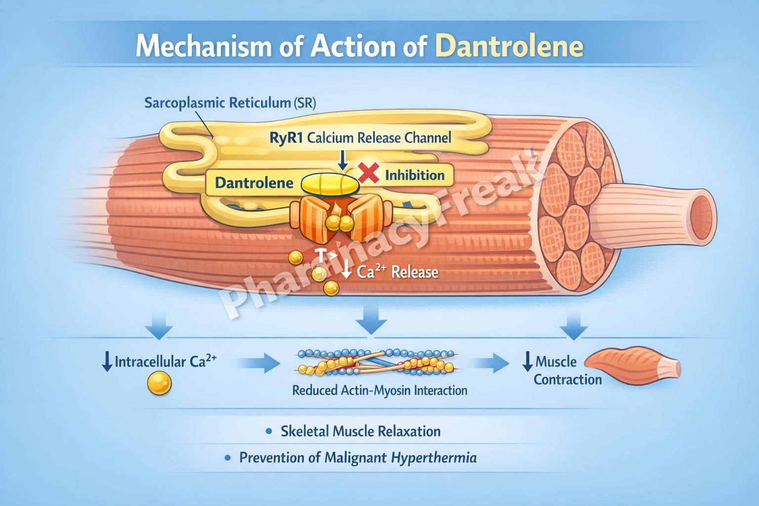 Mechanism of Action of Dantrolene