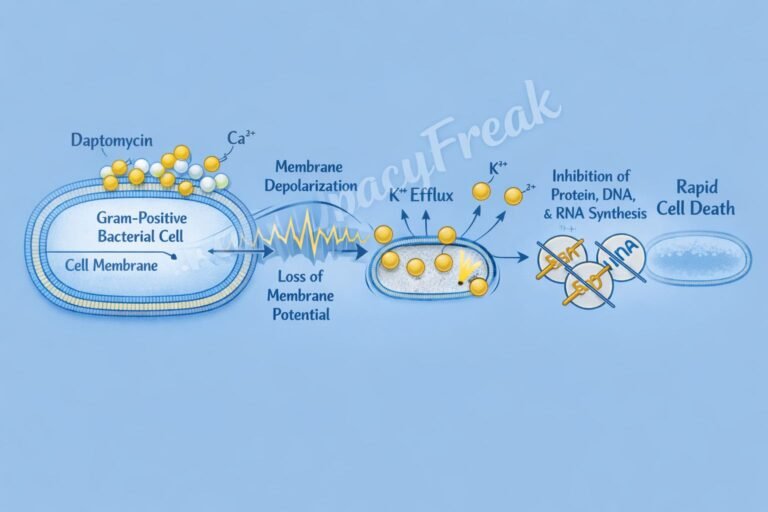 Mechanism of Action of Daptomycin
