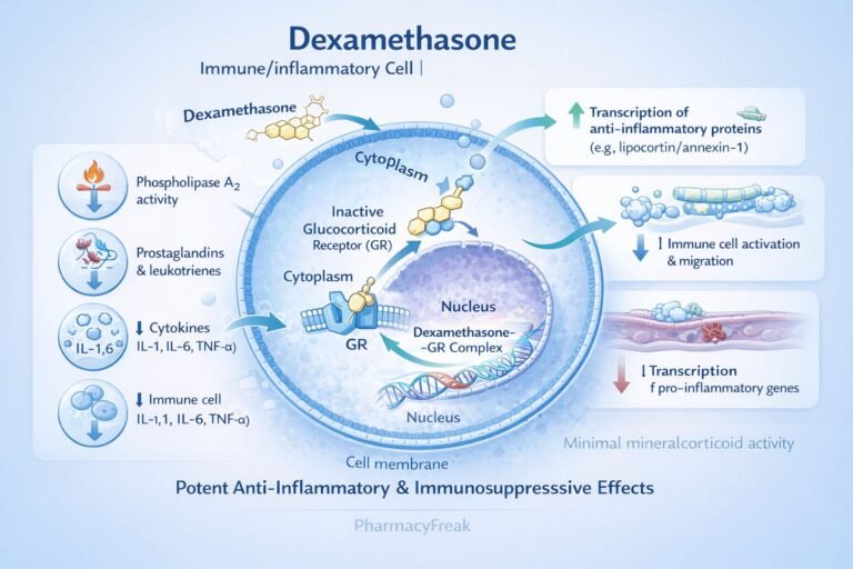 MOA of dexamethasone