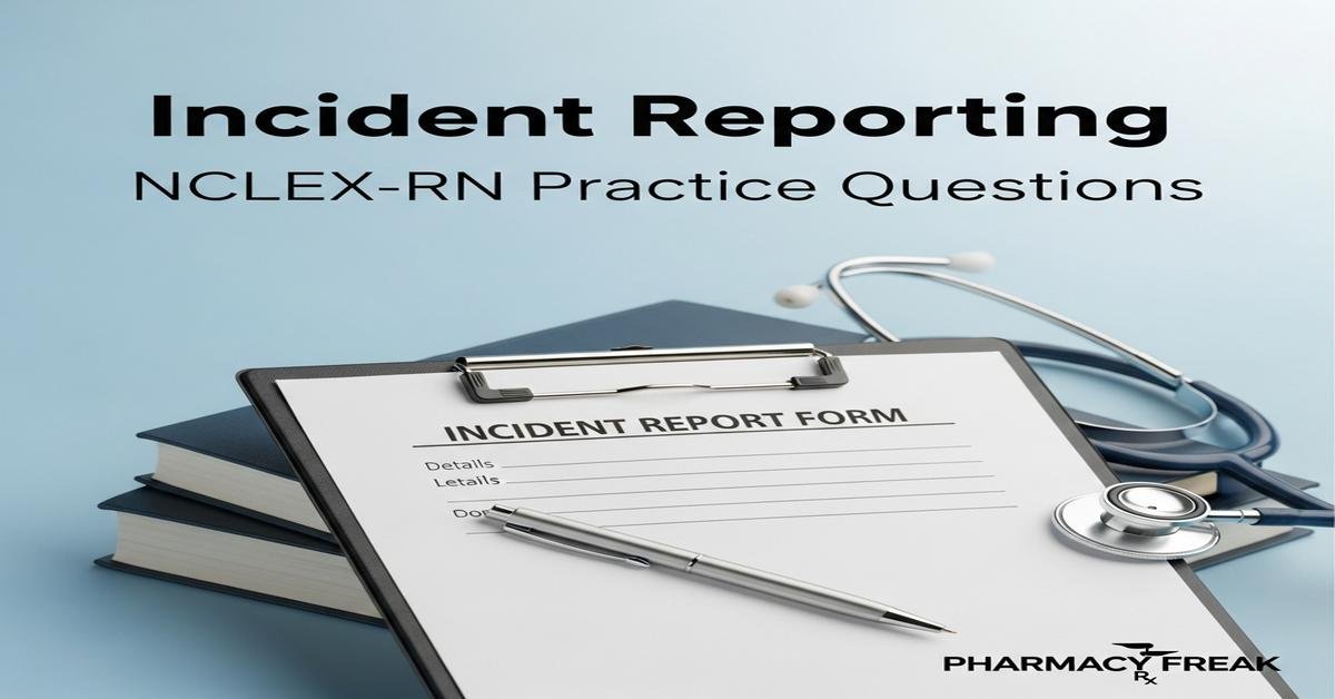 Incident reporting NCLEX-RN Practice Questions