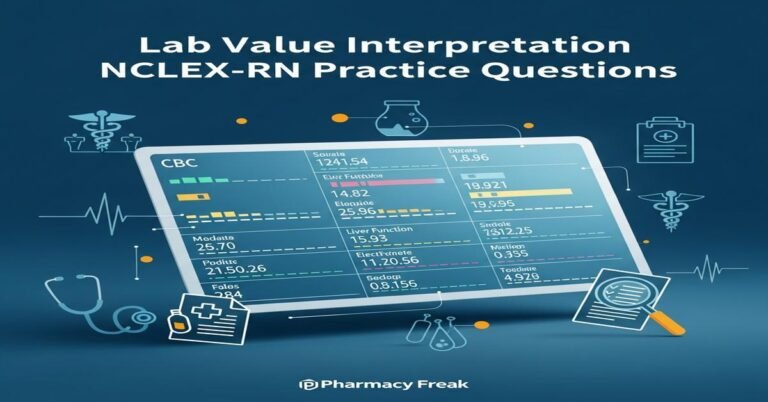 Lab value interpretation NCLEX-RN Practice Questions