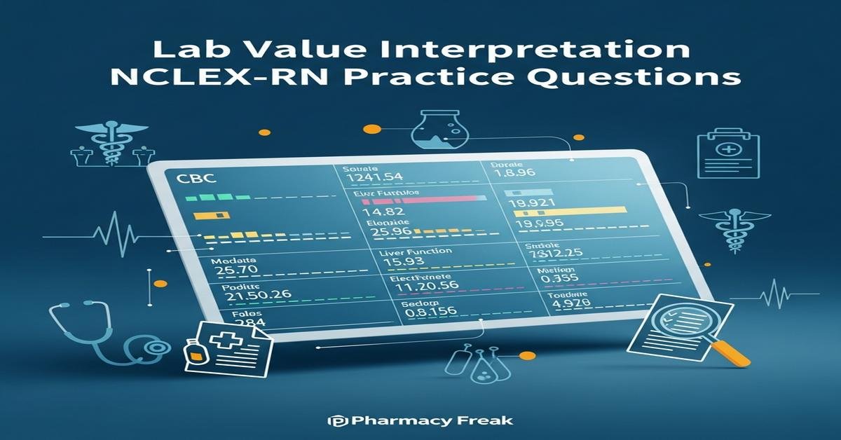 Lab value interpretation NCLEX-RN Practice Questions