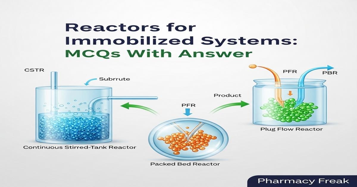 Reactors for immobilized systems MCQs With Answer