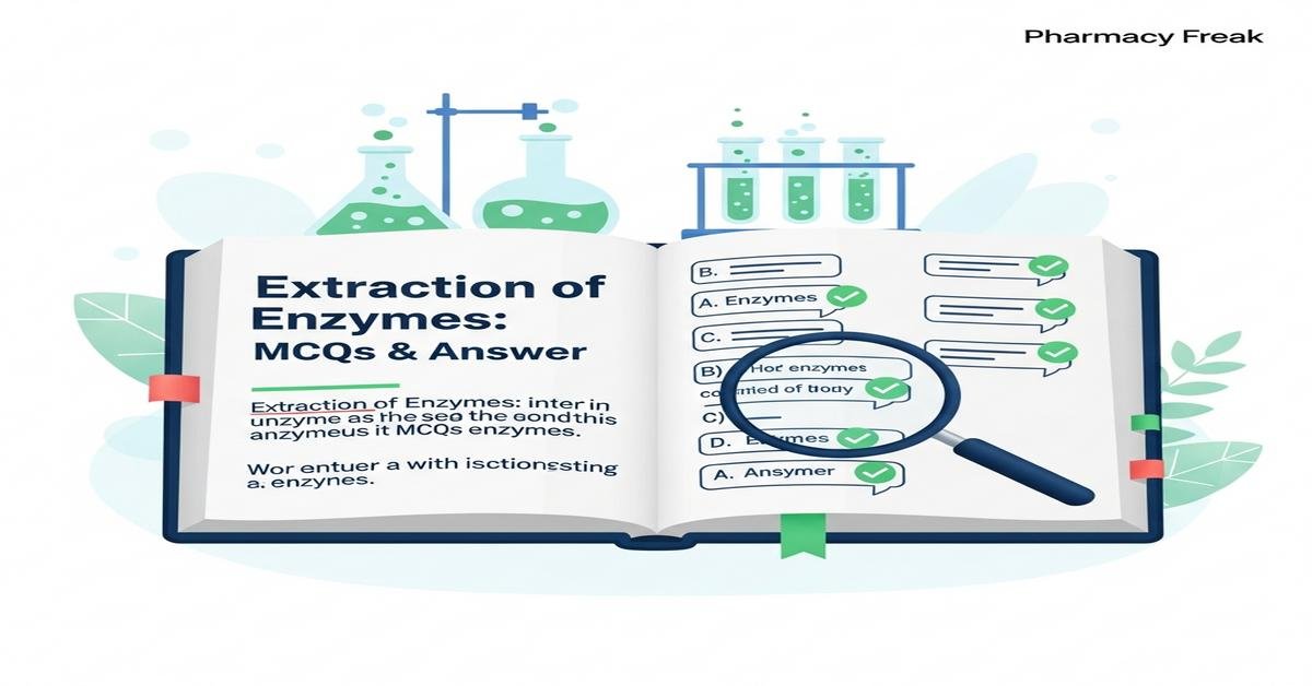 Extraction of enzymes MCQs With Answer