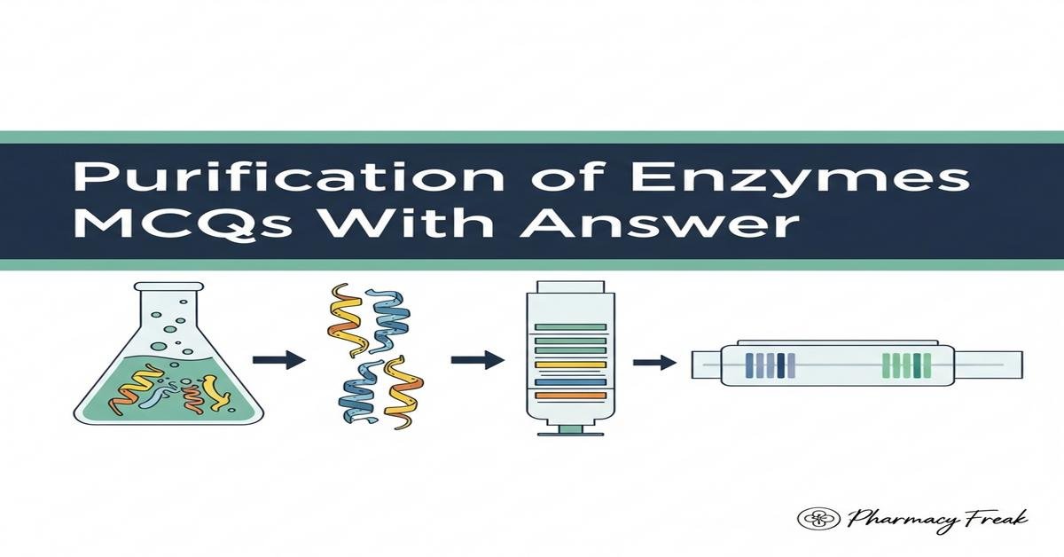 Purification of enzymes MCQs With Answer