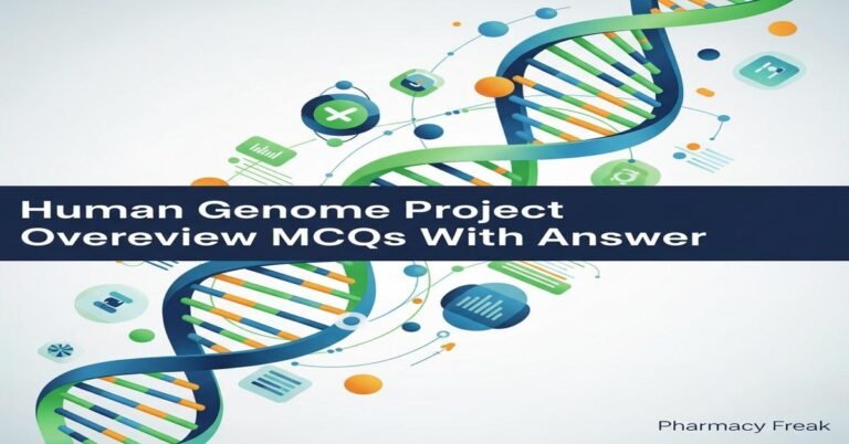 Human Genome Project overview MCQs With Answer