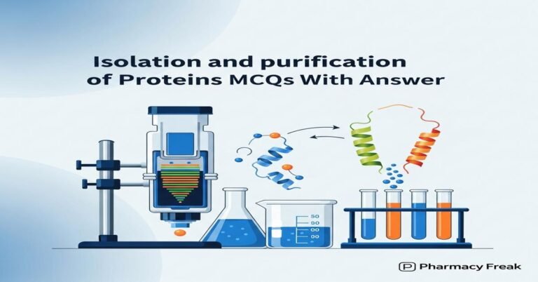 Isolation and purification of proteins MCQs With Answer