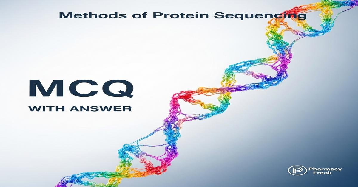 Methods of protein sequencing MCQs With Answer