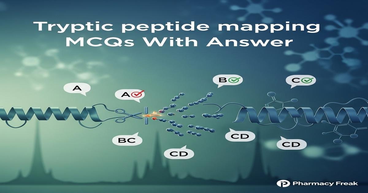 Tryptic peptide mapping MCQs With Answer