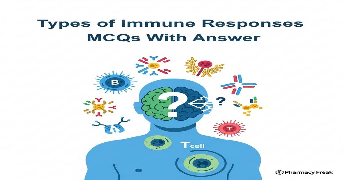 Types of immune responses MCQs With Answer