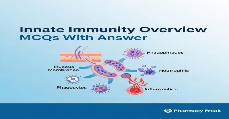 Innate immunity overview MCQs With Answer
