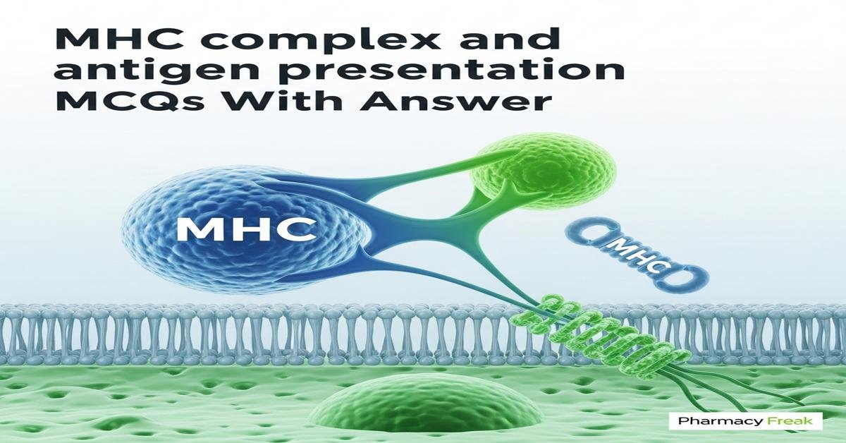 MHC complex and antigen presentation MCQs With Answer