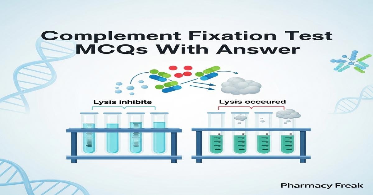 Complement fixation test MCQs With Answer