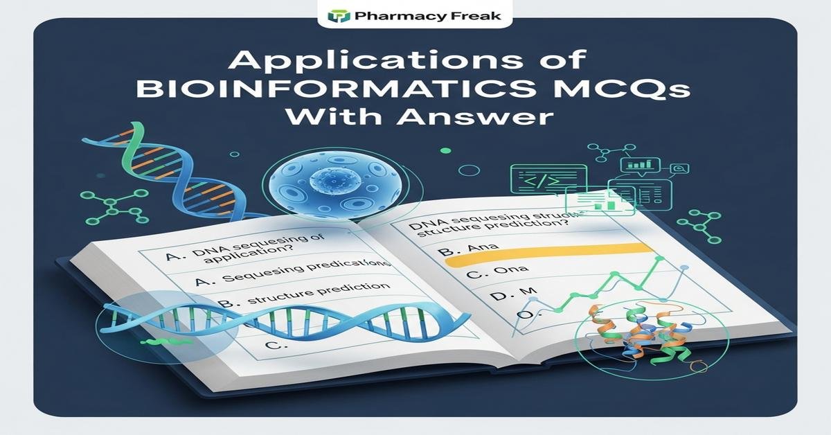 Applications of bioinformatics MCQs With Answer