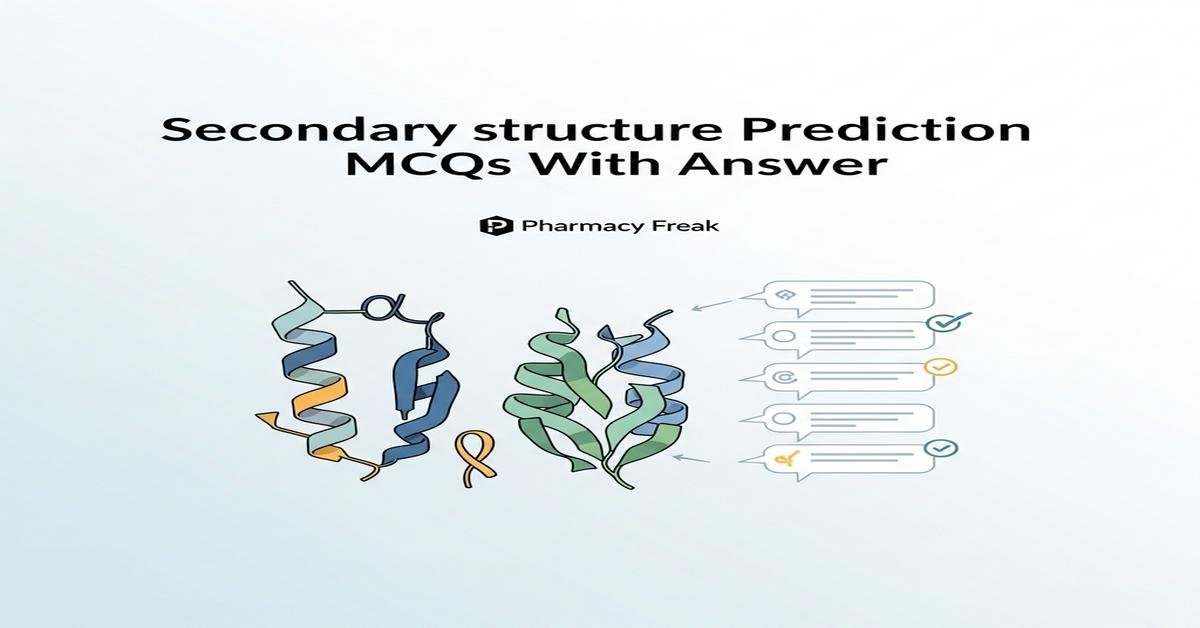 Secondary structure prediction MCQs With Answer