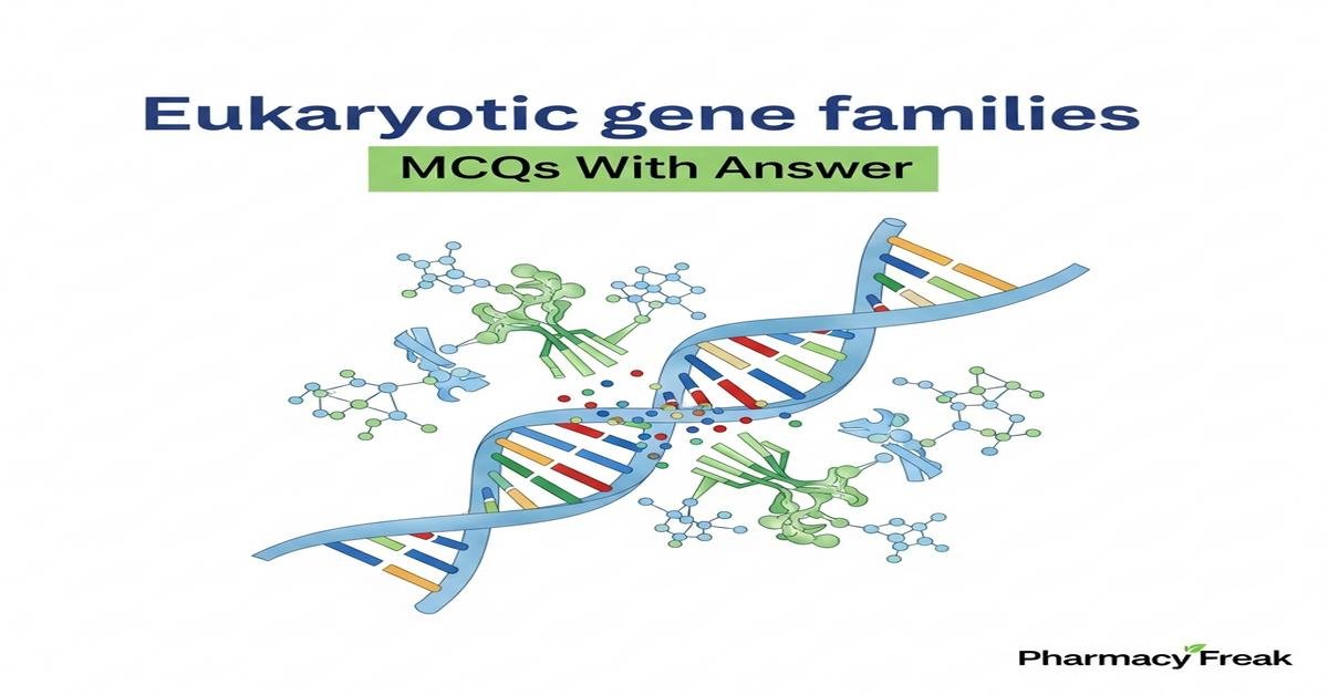 Eukaryotic gene families MCQs With Answer