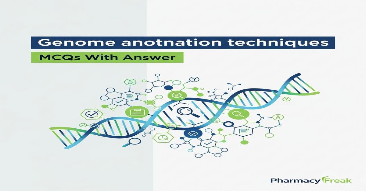 Genome annotation techniques MCQs With Answer