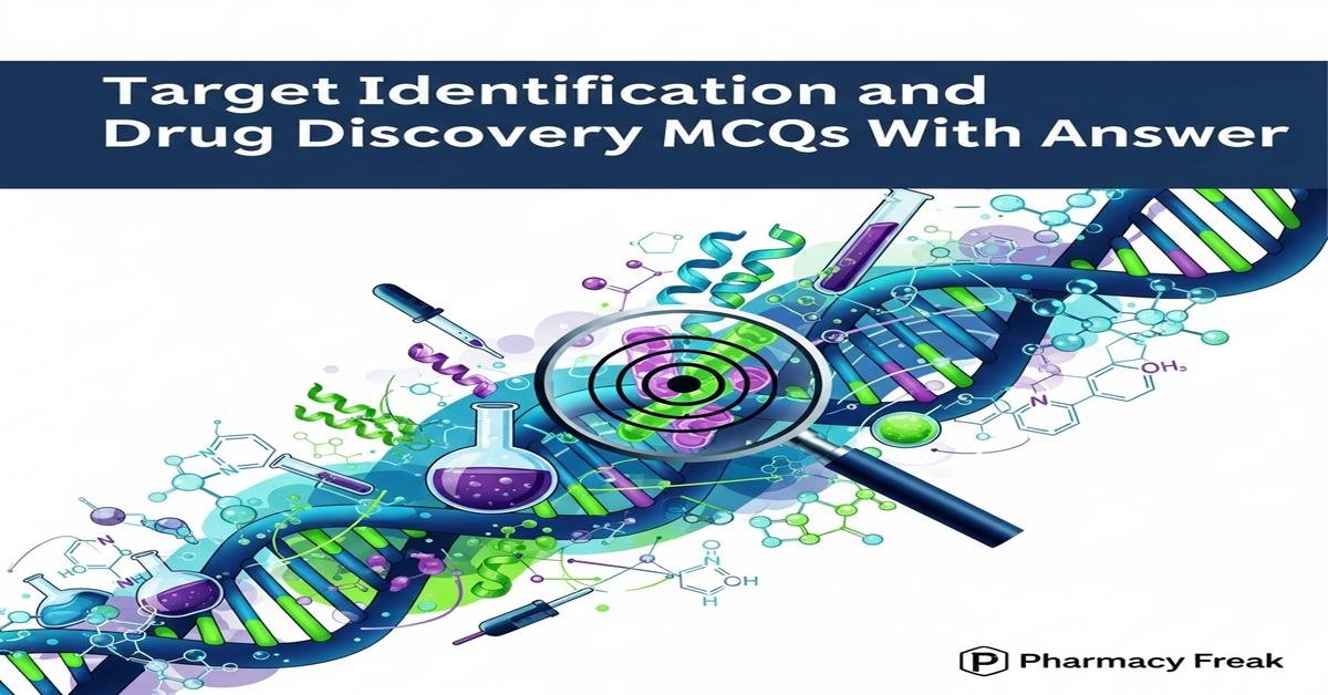 Target identification and drug discovery MCQs With Answer